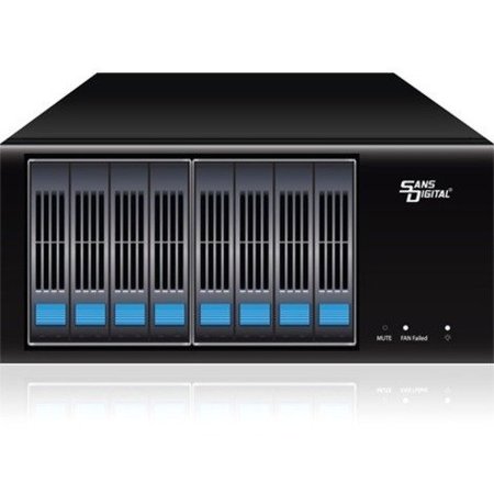 SANS DIGITAL Sans Digital Mobilestor Ms28X12G - 8 Bay 2.5 Tower Sas/Ssd/Sata To 2 ST-SAN-MS28X12G